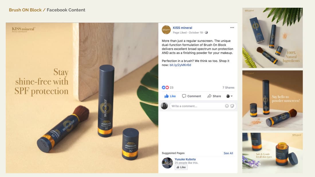 KISS Mineral Brush On Block social content