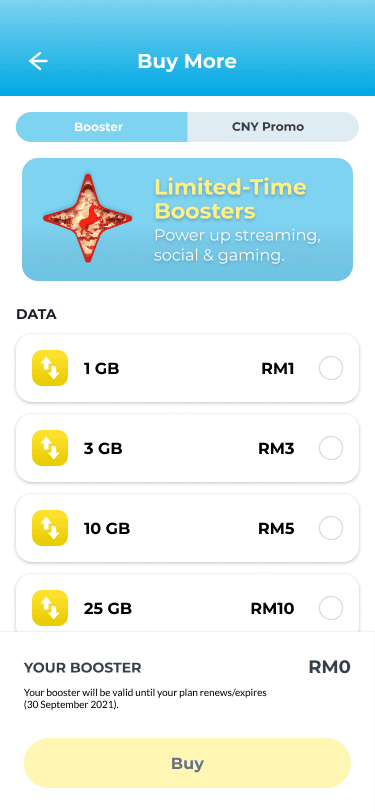 Buy More: data boosters