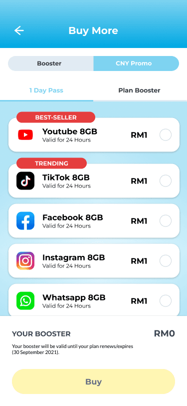 Buy More: social data passes